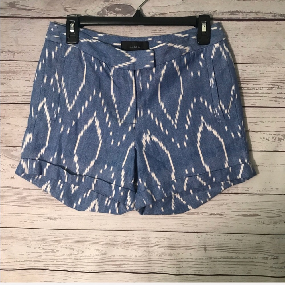 NWT J. Crew Sunfaded Ikat Shorts - Picture 4 of 7